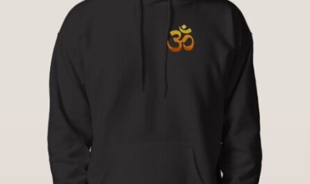 Front And Back Design Om Mantra Symbol Men's Hoodie
