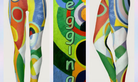 LEGGINGS – “Rhythm” – Abstract Art Image