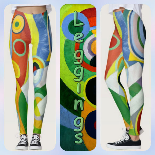 LEGGINGS – “Rhythm” – Abstract Art Image