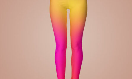 Neon Yellow and Pink Leggings