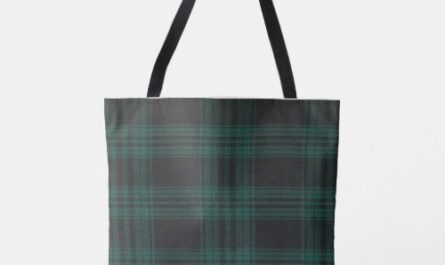 Black watch tartan legging shorts, yoga pants, gym tote bag