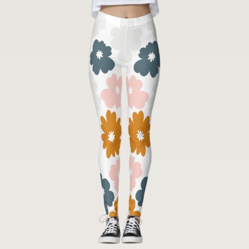 Floral Pattern Flowers Leggings