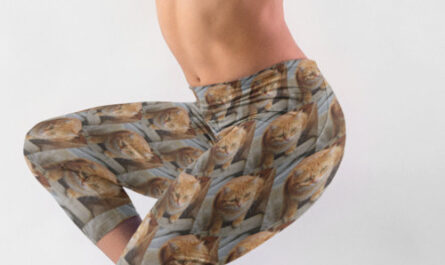 Fun Create Custom Photo Collage Family Pets Capri Leggings