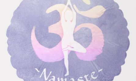 Meditation Instructor Yoga Pose Om Sign Balloon