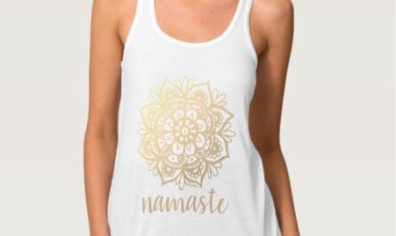 Namaste Gold Mandala Yoga Tank Top