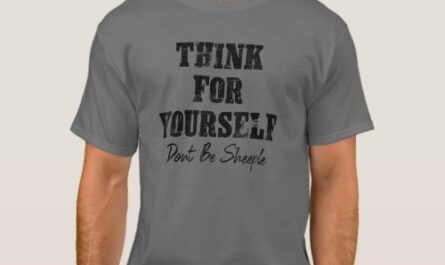 Non-Conformist Think For Yourself Grey T-Shirt