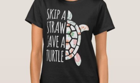 Skip a Straw, Save a Turtle T-Shirt