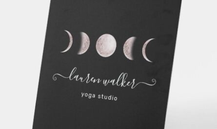blush pink moon phases yoga studio pedestal sign