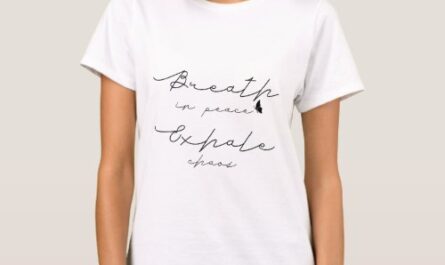 Breathe in Peace, Exhale Chaos T-shirt