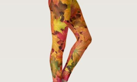 Fall Leaves Harvest Colors Yoga Autumn Pants