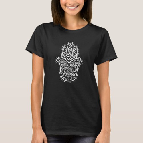Hamsa Symbol Yoga T-Shirt