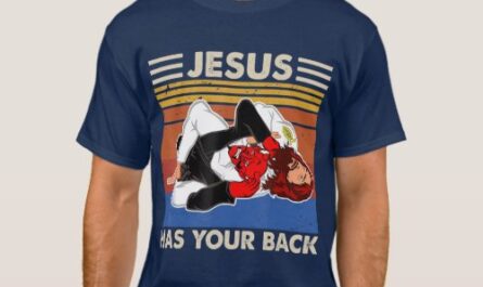 Jiu Jitsu s Jesus Has Your Back MMA Brazilian T-Shirt