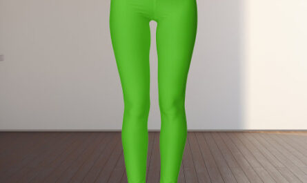 Kelly Green Solid Color Leggings