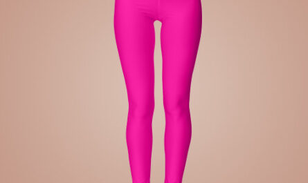 Neon Pink Solid Color  Leggings