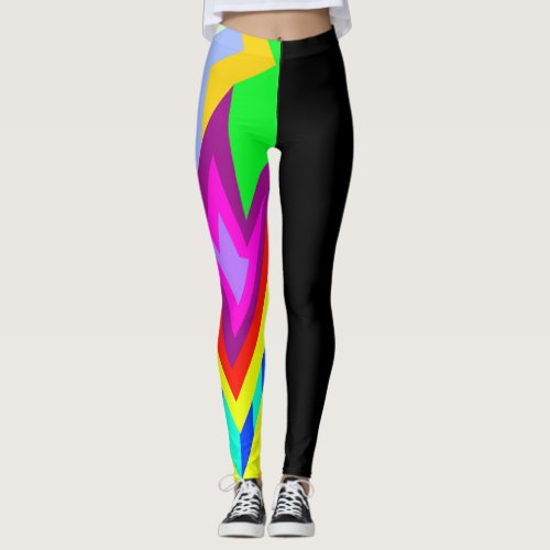 abstract yoga pants