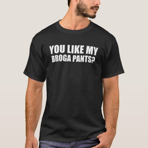 Broga Pants for Brothers Doing Yoga T-Shirt
