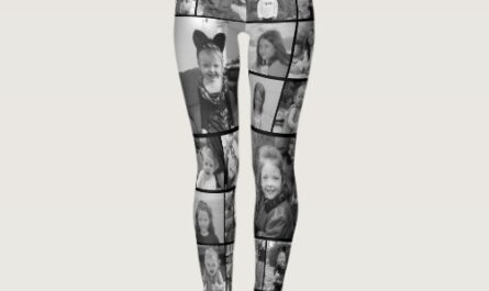 Create a Custom Photo Collage with 14 Photos Leggings