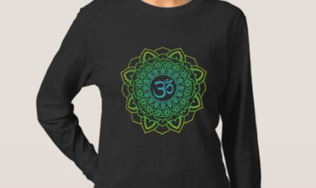 Green Mandala Om Long-sleeve T-shirt