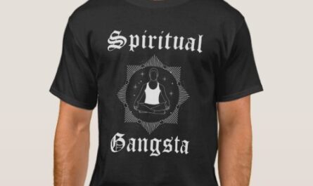 SPIRITUAL GANGSTA GANGSTER OLD ENGLISH YOGA MEDITA T-Shirt
