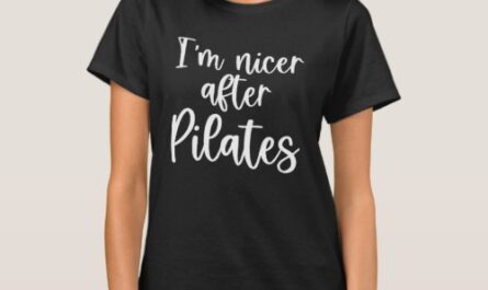 I m Nicer After Pilates Yoga Stretching Workout T-Shirt