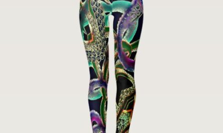Kraken Octopus Space Leggings Womens Yoga Pants