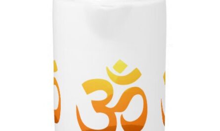 Om Mantra Yoga Symbol Gold Sun Asana Relax Fitness Teapot