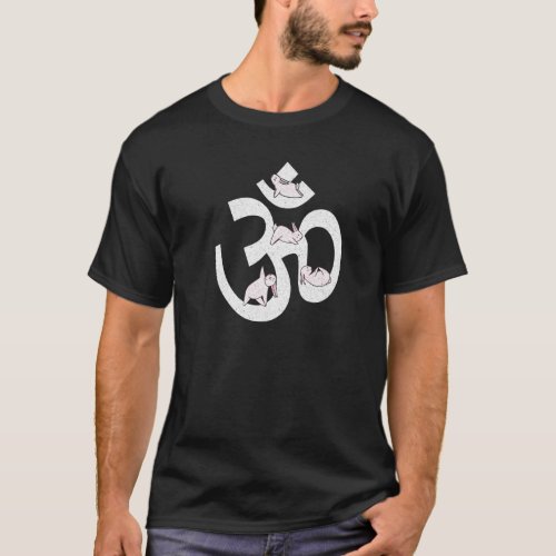 Om Symbol Yoga Rabbit Aum Symbol Meditation  Yoga T-Shirt