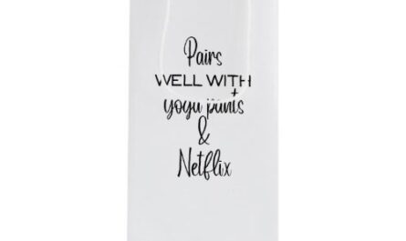 Pairs Well with Yoga Pants and Netflix Wine Bag