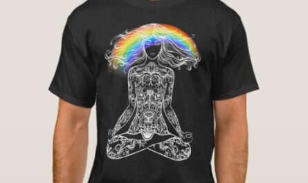 Rainbow Meditation Yoga 9 T-Shirt