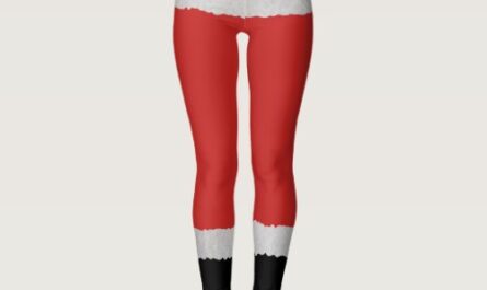 Santa Boots Mrs. Claus Christmas Holiday Leggings