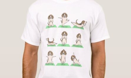 Beagle Dog Yoga Pose Zen Cute Workout Exercise Yog T-Shirt