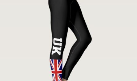 British Union Jack UK flag custom sports leggings