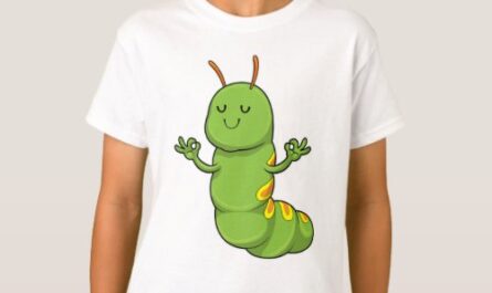 Caterpillar at Yoga Meditation T-Shirt
