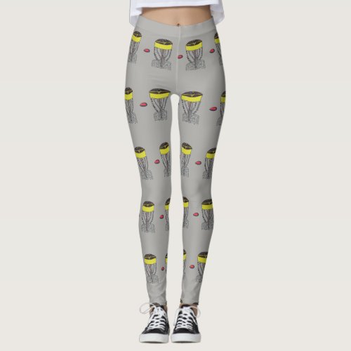 Disc Golf all over print yoga pants leggings