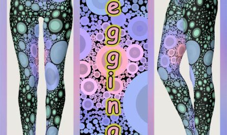 LEGGINGS – Bubble Trouble – Abstract Design