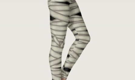 Mummy Wrap Bandages Halloween ID685 Leggings