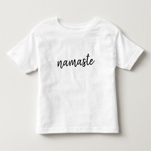 Namaste | Modern Spiritual Meditation Kids Yoga Toddler T-shirt