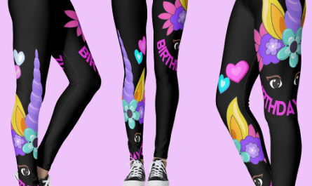 Unicorn, Birthday Girl, Birthday Party            Leggings
