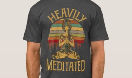 Vintage Heavily Meditated Yoga Meditation T-Shirt