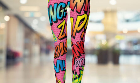 Comic Book Pop Art Sounds Leggings