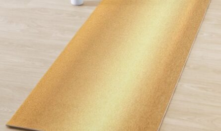 Faux Gold Fitness Modern Elegant Trendy Template Yoga Mat