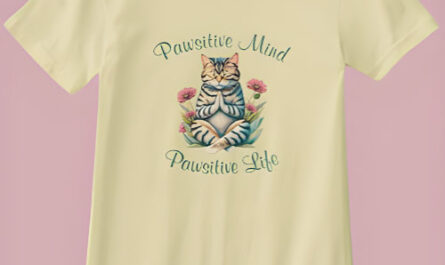 Funny Meditation Cat Inspirational Positive Quote T-Shirt