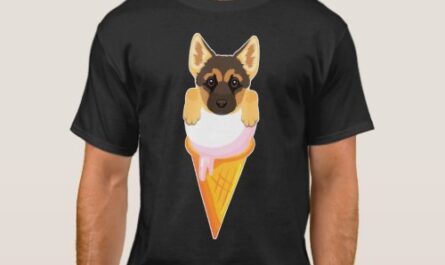 Ice Cream Cone German Shepherd Ice Cream T-Shirt