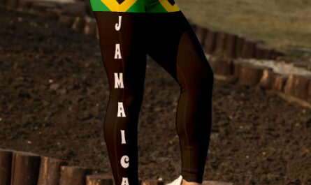 Jamaican Flag Sports Leggings