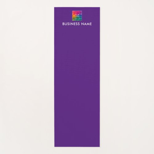 Personalized Company Business Logo Here Fitness Yoga Mat