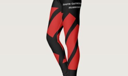 Red Team/Club Leggings with Fake Shorts