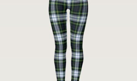Scottish Clan Gordon Tartan Plaid Leggings