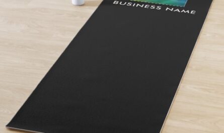 Your Business Logo Here Yoga Fitness Mats Template