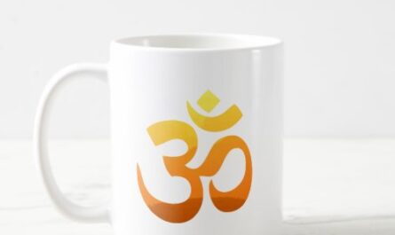 Customize Yoga Om Mantra Gold Sun Meditation Coffee Mug