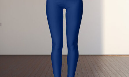 Royal Blue Solid Color Leggings